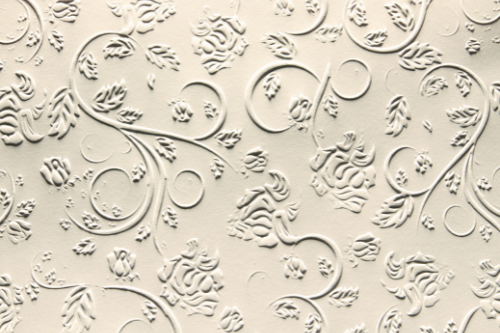 Decorative emboss painting with textured patterns for artistic and elegant finishes.