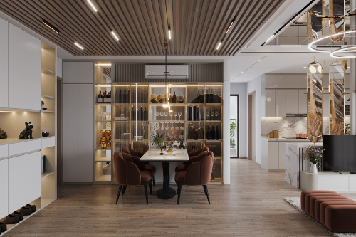 Custom hall lighting design for modern interiors