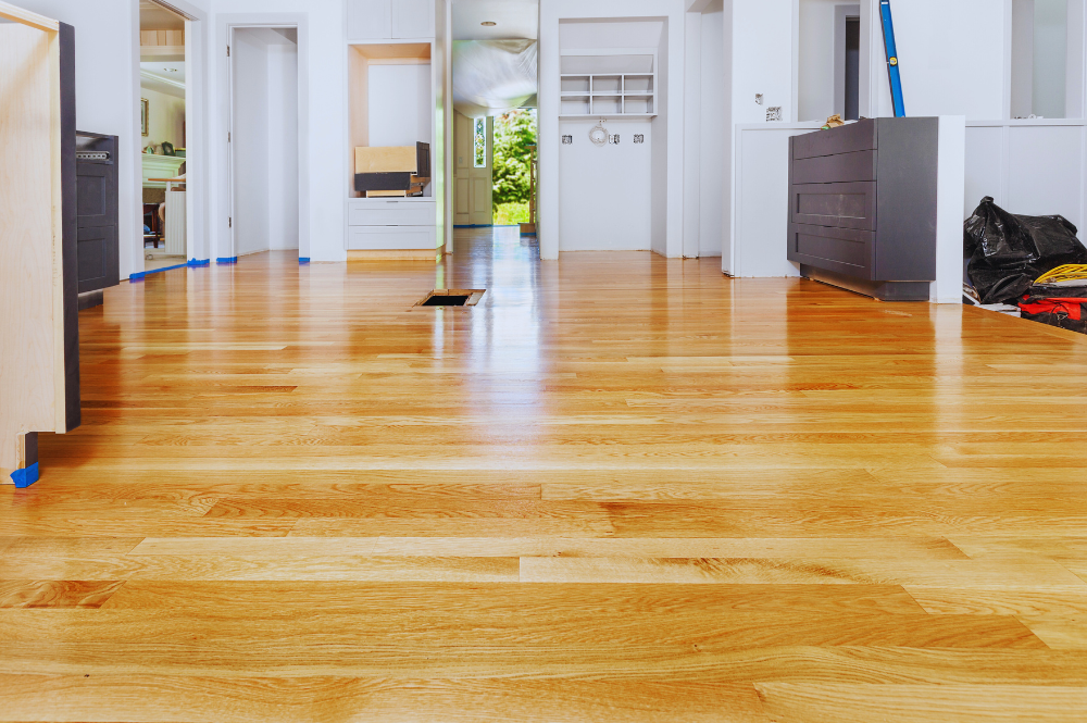 Professional hardwood flooring installation for timeless elegance
