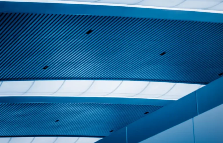 PVC ceiling panels installed for a clean, low-maintenance, and modern look.