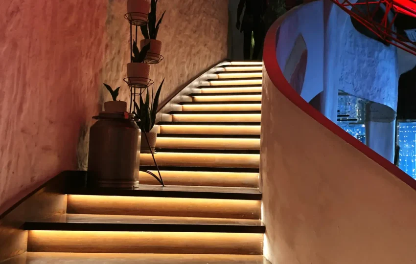Ambient lighting design for staircase